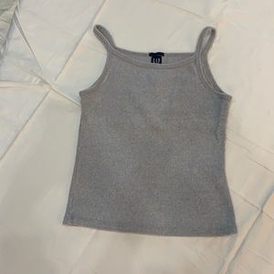 Gray ribbed GAP tank top